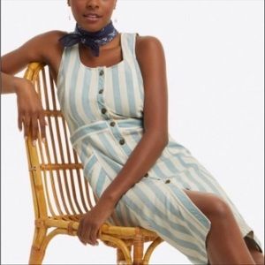 ⚡️Draper James striped button down denim dress, size 14
